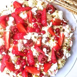 Tarte fraises pistache