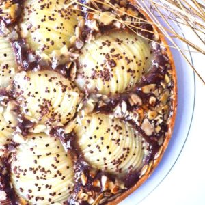 Tarte poires chocolat