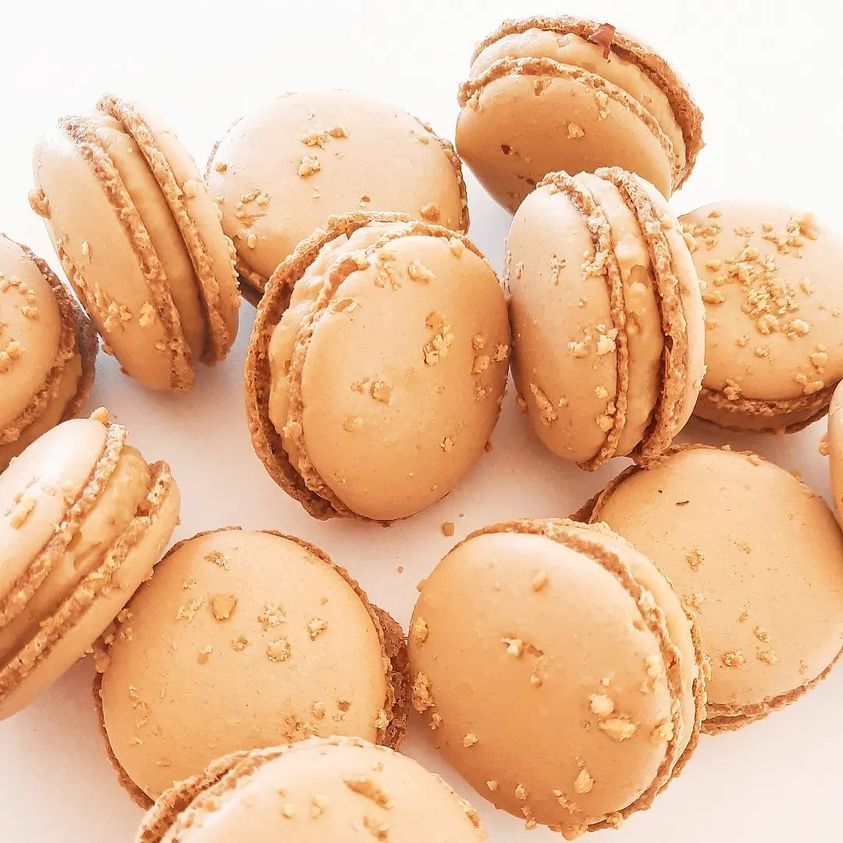 Macarons caramel beurre salé